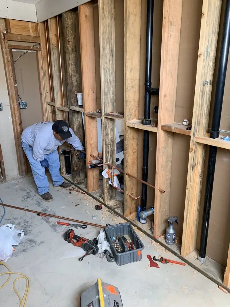 Commercial rough-in plumbing for Trenchless Sewer Repair in Corsicana